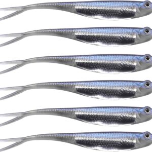 Mồi mềm shad câu cá chẽm 10cm (3 con)