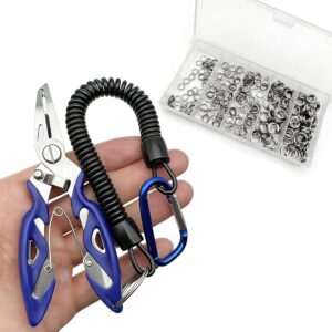 Set 50 vòng khoen thép không gỉ