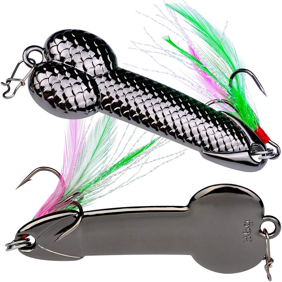 Metal jig lông đuôi (feather tail)