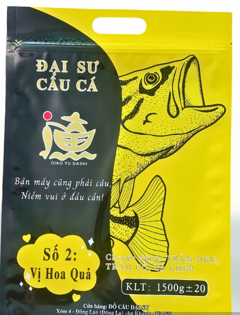 Mồi Câu Đại Sư Số 2 Vị Hoa Quả 1.5kg