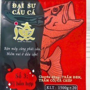 Mồi Câu Đại Sư Số 3 Vị Hỗn Hợp 1.5kg